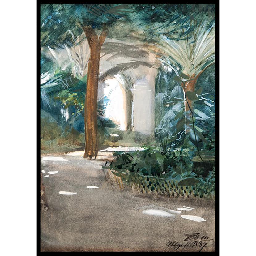 Poster Gallerix Trädgård i Alger By Anders Zorn