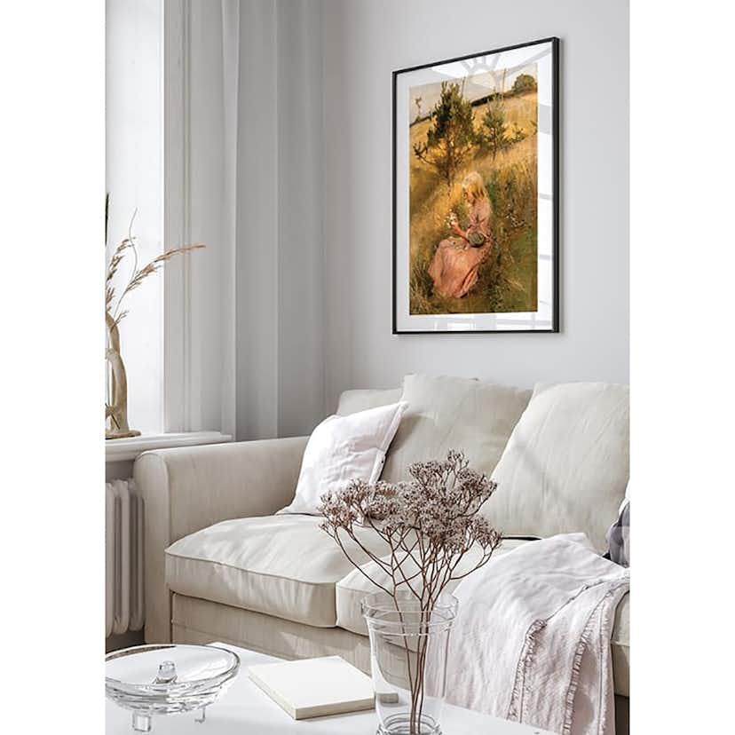 Poster Gallerix Blomsterplockerska By Richard Bergh