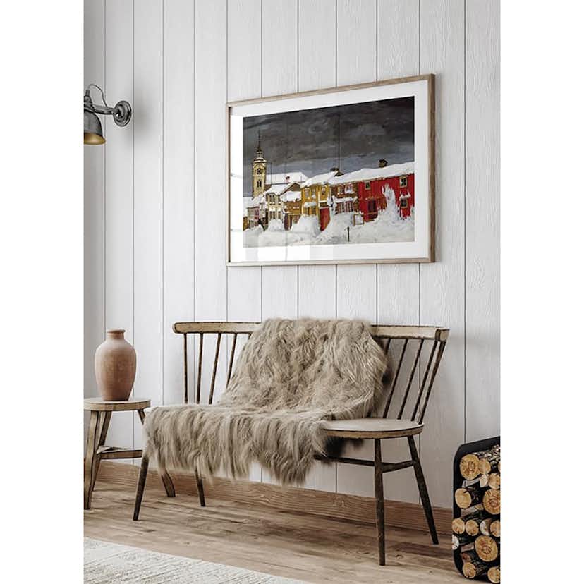 Poster Gallerix Gate i Roros By Harald Sohlberg