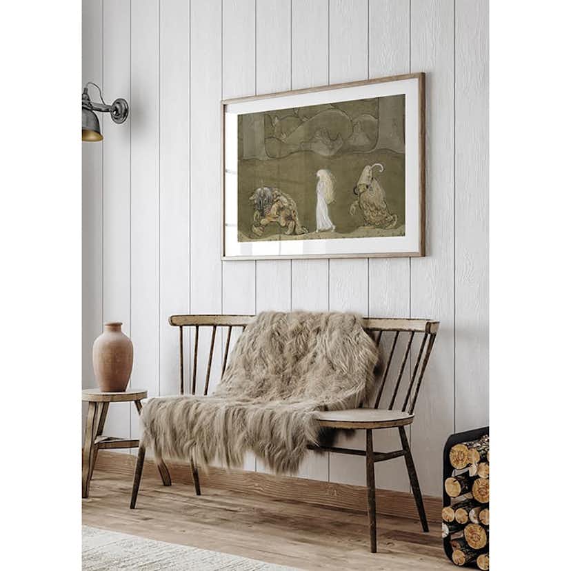 Poster Gallerix The Princess And The Troll By John Bauer