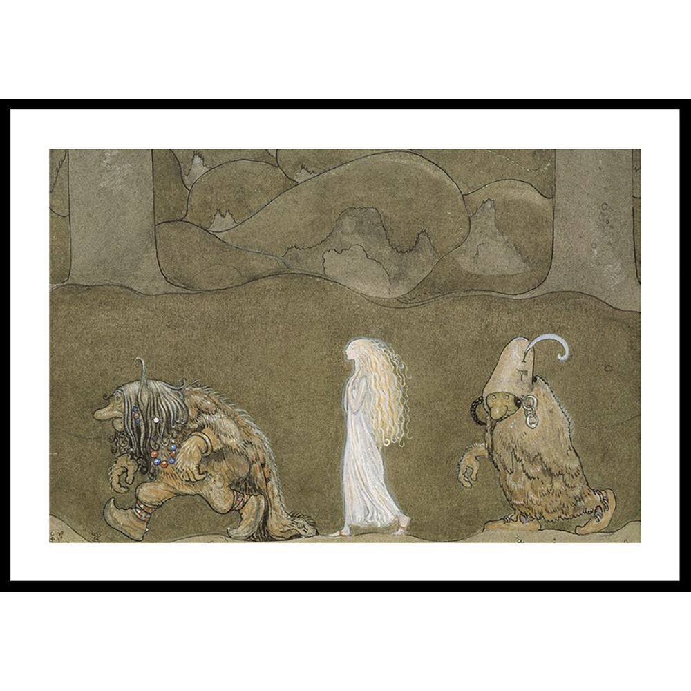 Poster Gallerix The Princess And The Troll By John Bauer