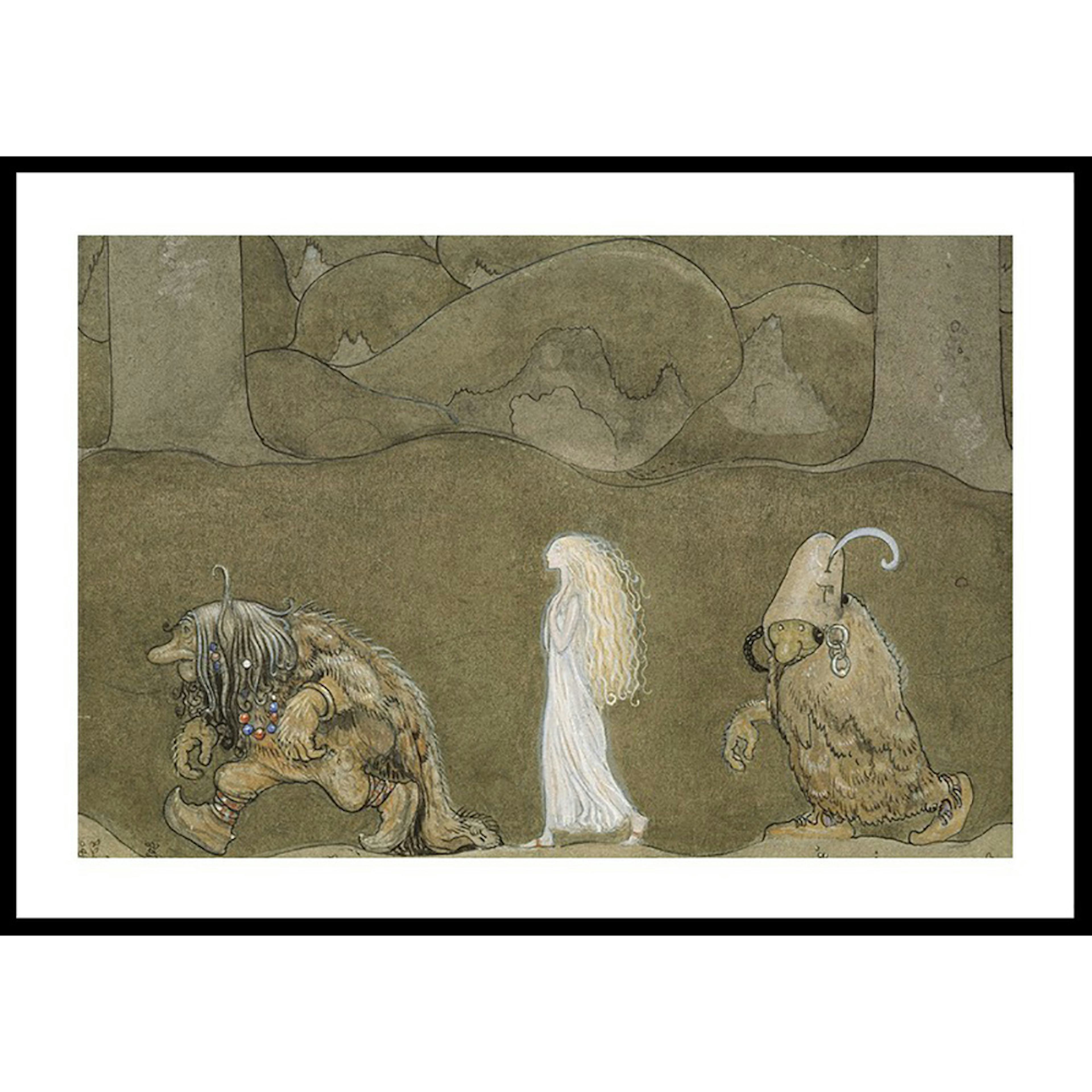 Poster Gallerix The Princess And The Troll By John Bauer