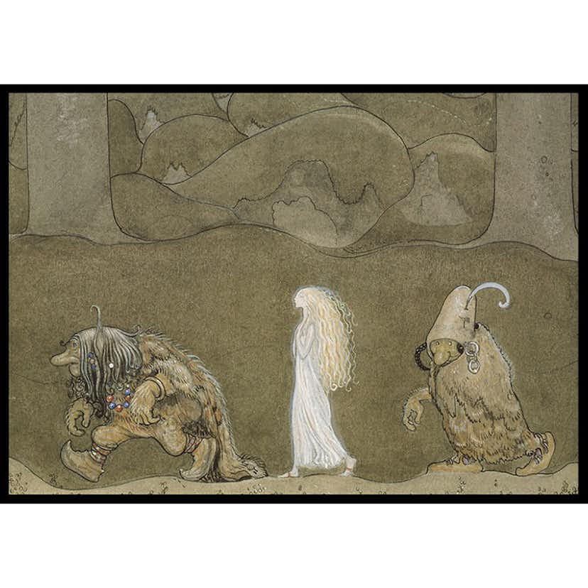 Poster Gallerix The Princess And The Troll By John Bauer