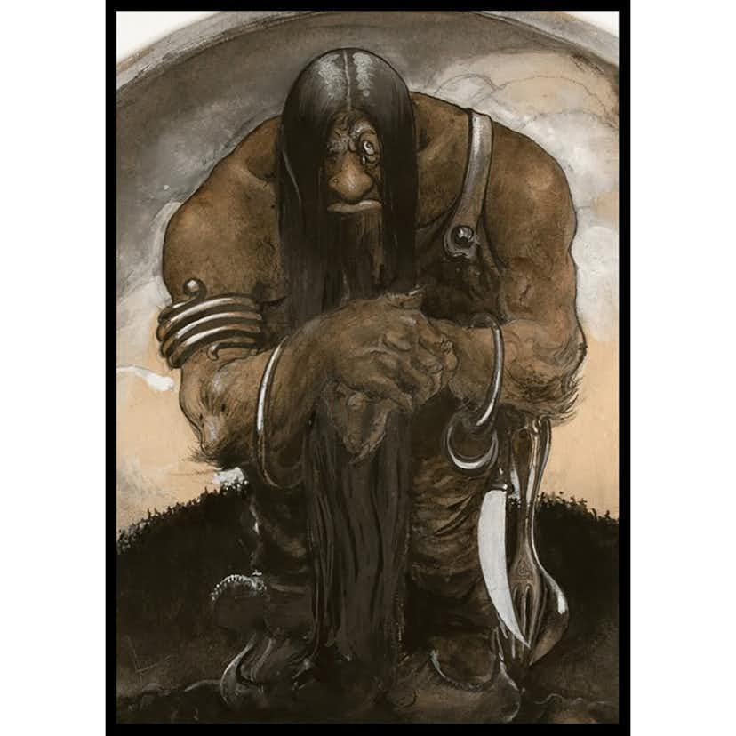 Poster Gallerix Ett gammalt bergtroll By John Bauer