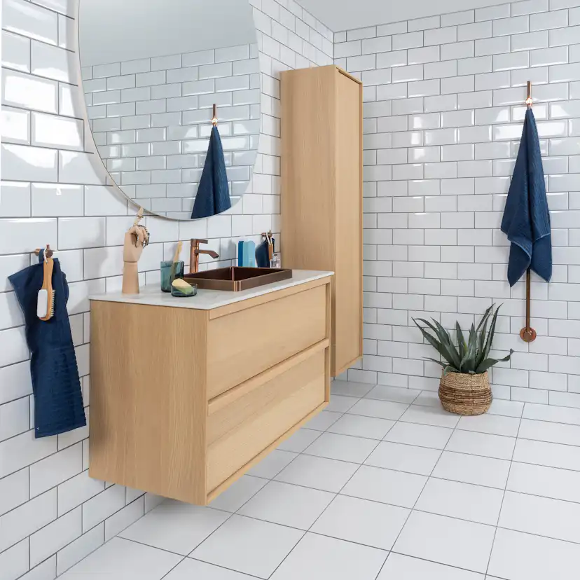 Klinker Arredo Carla Matt vit 30x30 cm