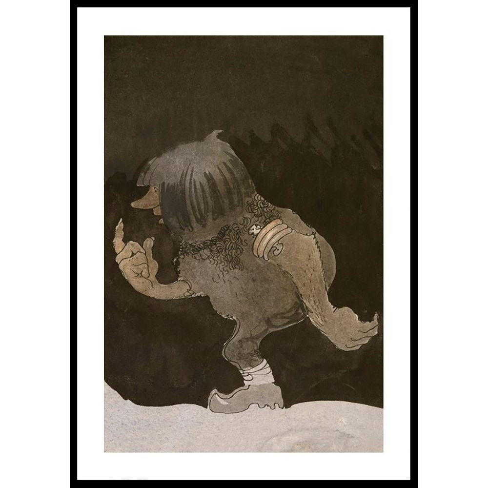 Poster Gallerix Troll på vandring By John Bauer