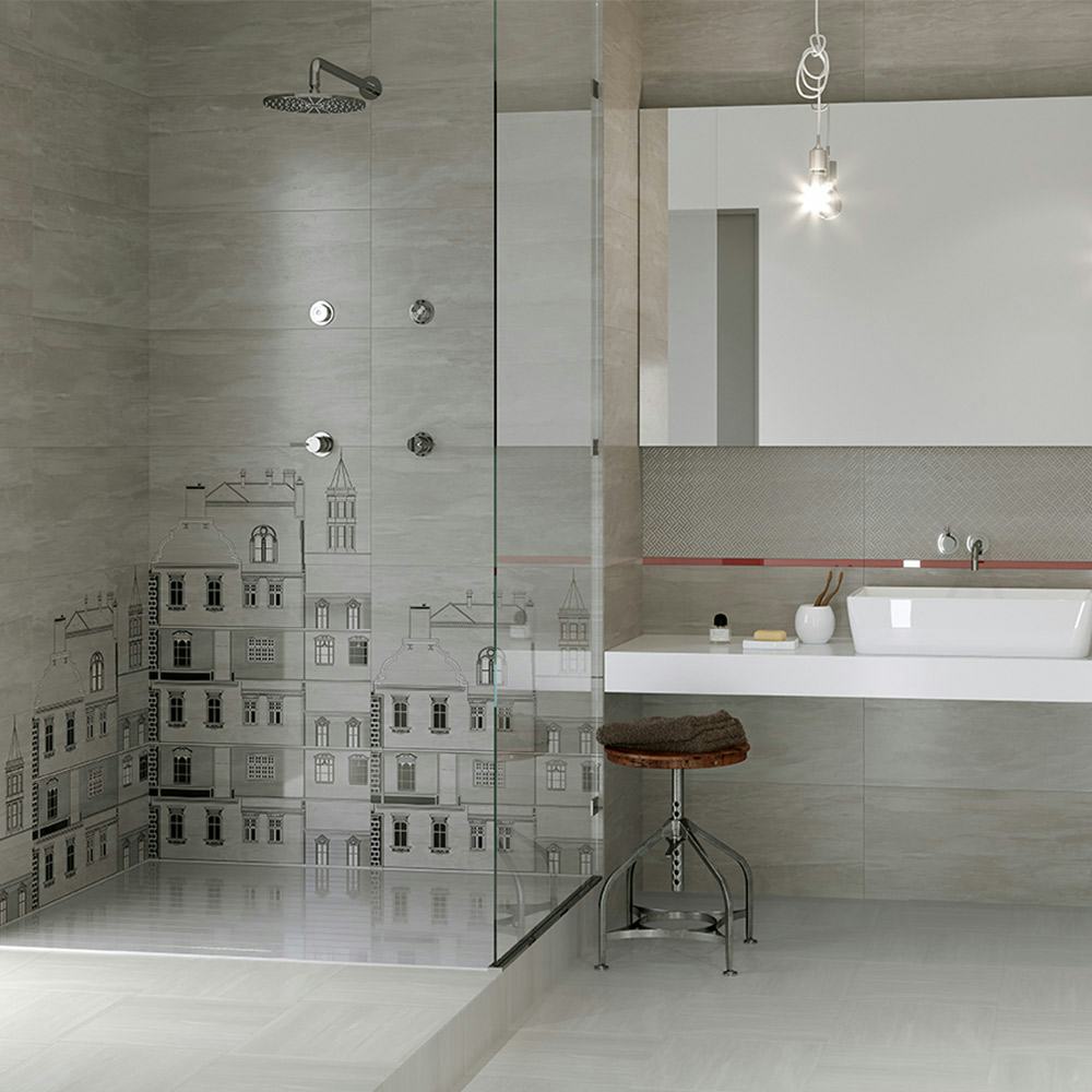 Kakel Cersanit City Light Ljusgrå Matt 30x60 cm