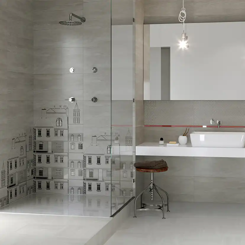 Kakel Cersanit City Light Ljusgrå Matt 30x60 cm