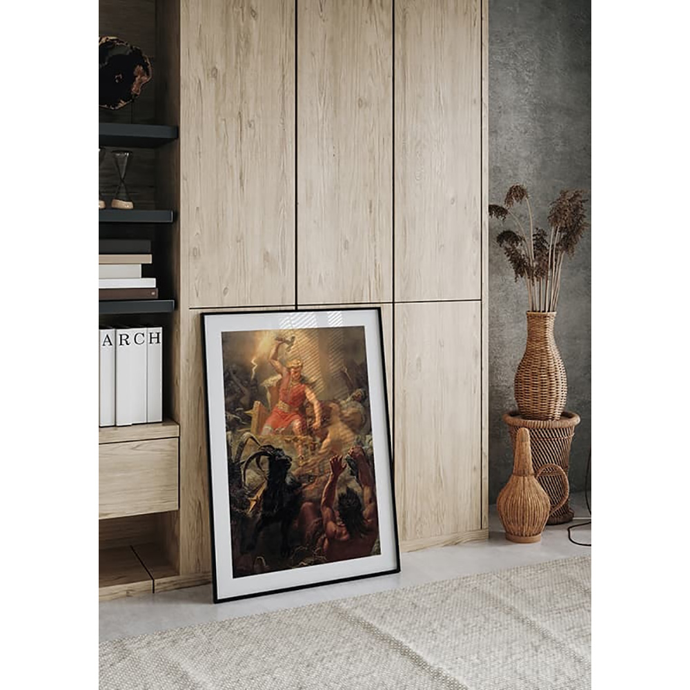 Poster Gallerix Tors Strid med Jättarna By Marten Eskil Winge