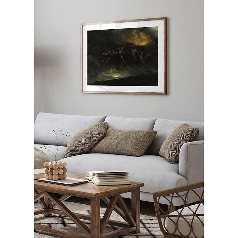 Poster Gallerix The Wild Hunt of Odin By Peter Nicolai Arbo