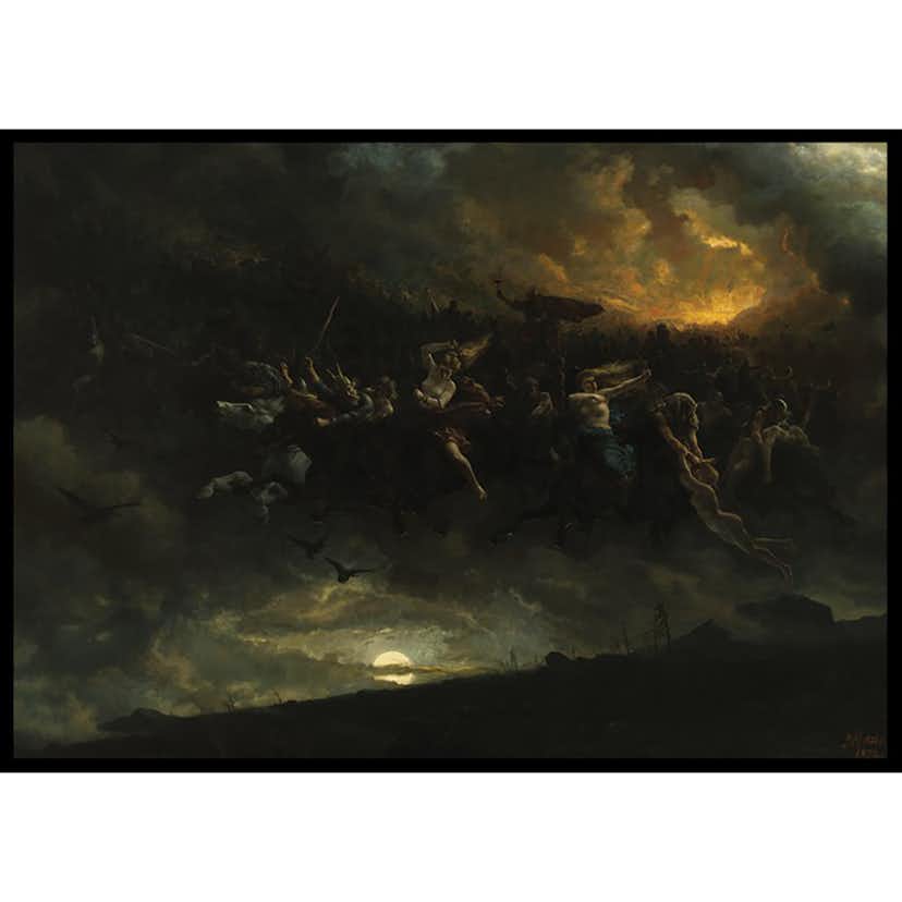 Poster Gallerix The Wild Hunt of Odin By Peter Nicolai Arbo