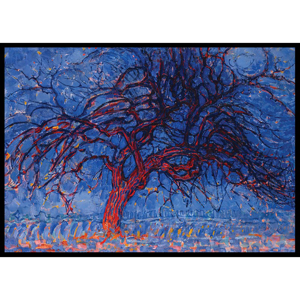 Poster Gallerix The Red Tree By Piet Mondrian
