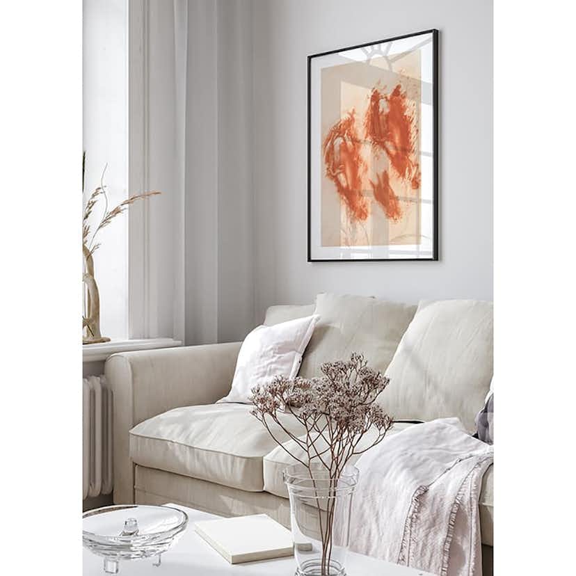 Poster Gallerix Study in Orange By René Le Bègue