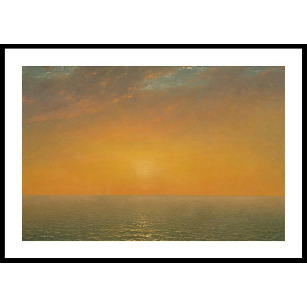 Poster Gallerix Sunset On the Sea By John Frederick Kensett