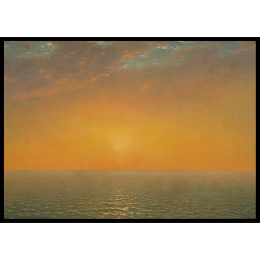 Poster Gallerix Sunset On the Sea By John Frederick Kensett