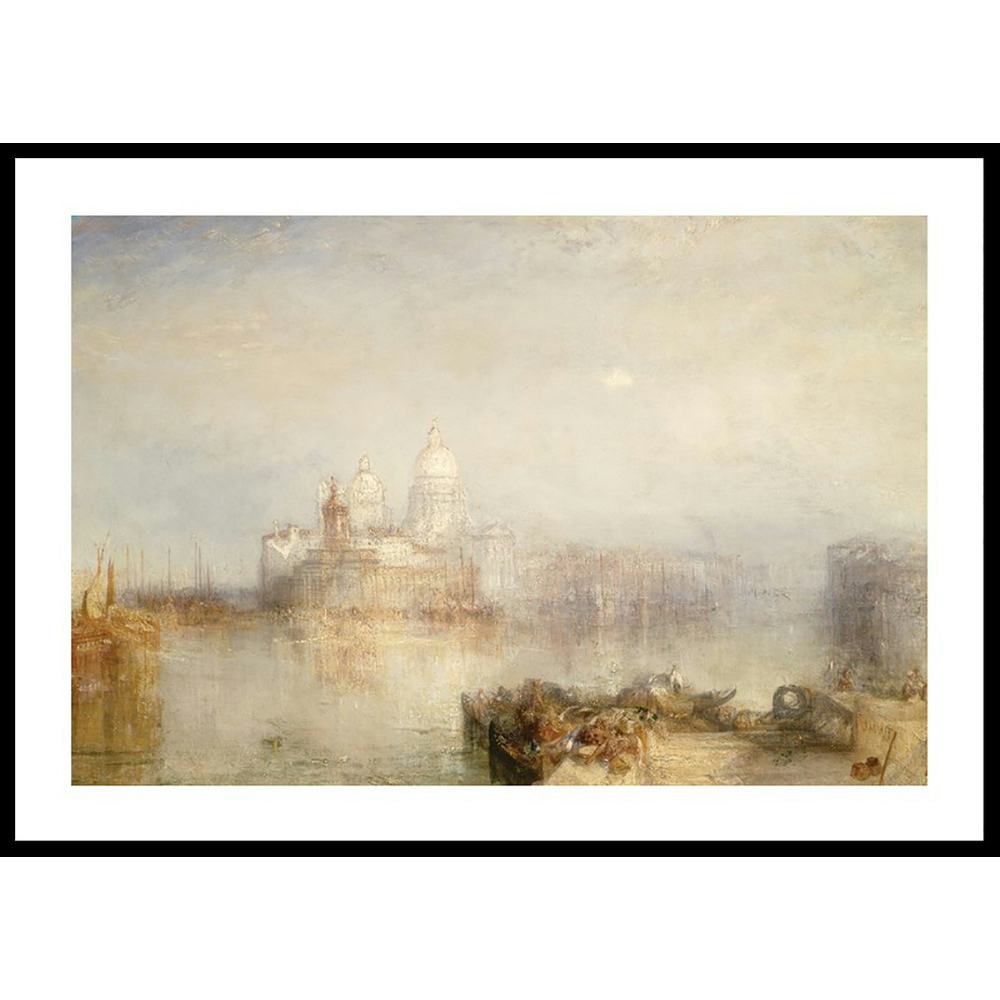 Poster Gallerix Dogana and Santa Maria By William Turner