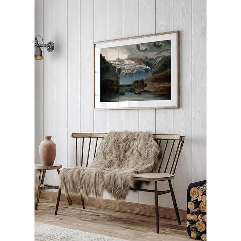 Poster Gallerix The Glacier By Peder Balke