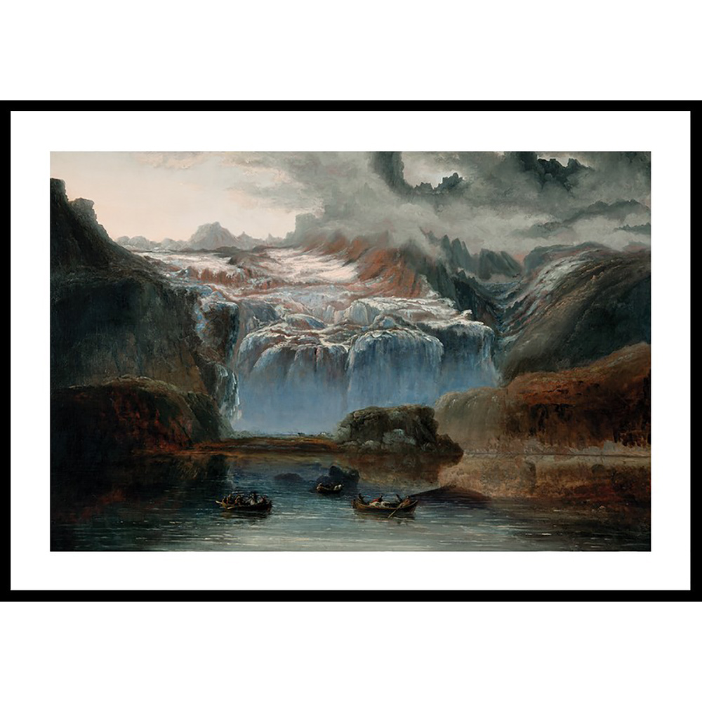 Poster Gallerix The Glacier By Peder Balke