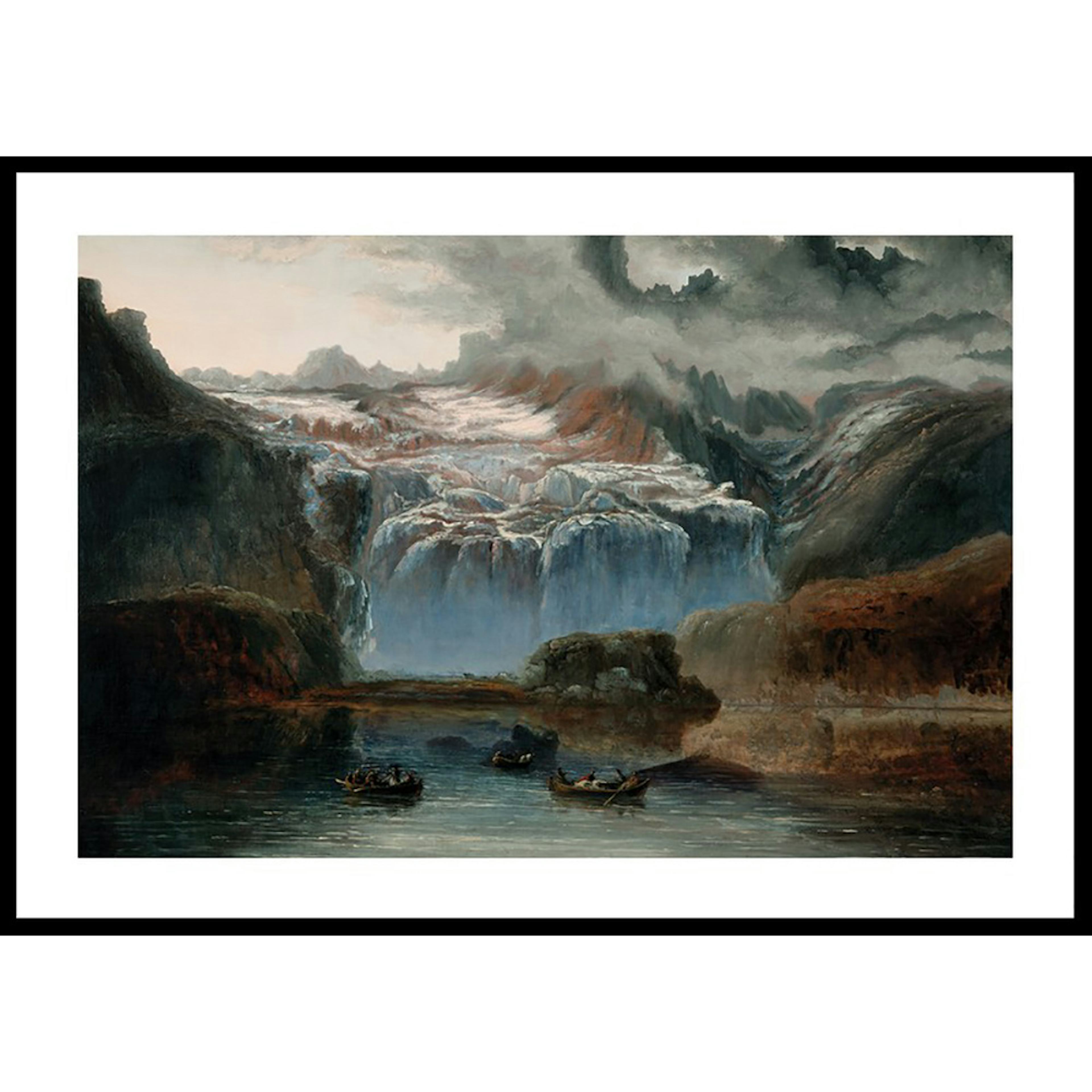 Poster Gallerix The Glacier By Peder Balke