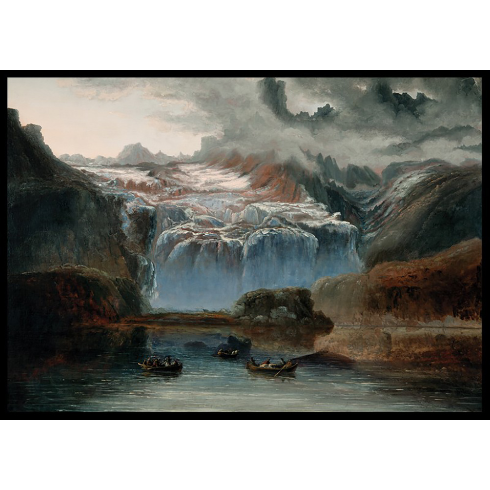Poster Gallerix The Glacier By Peder Balke