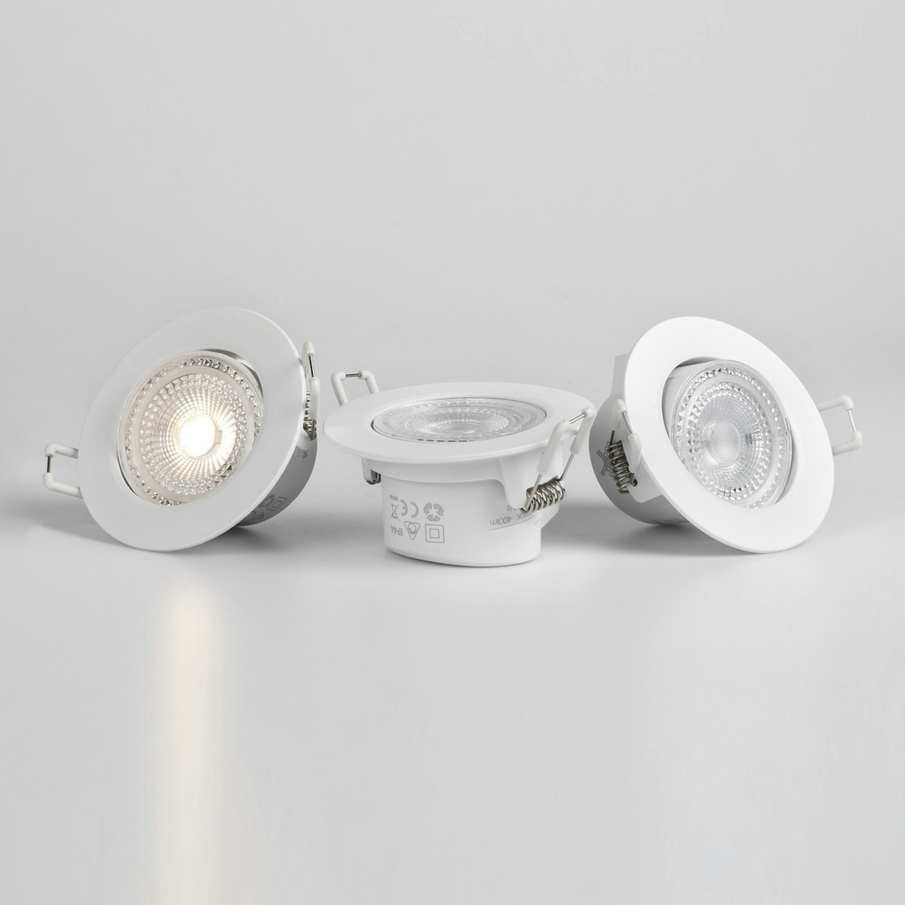 Downlight Llitt Sara 230V 3000K White 3-pack