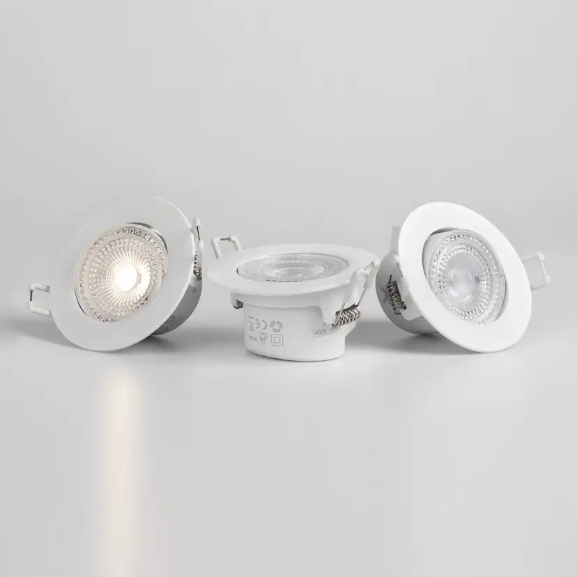 Downlight Llitt Sara 230V 3000K White 3-pack