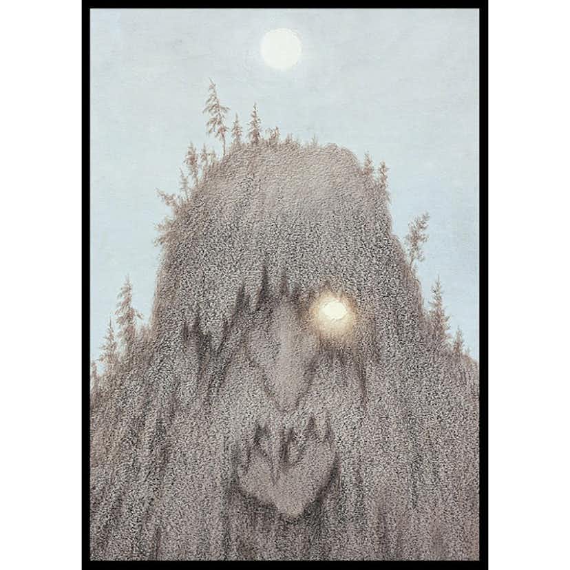 Poster Gallerix Skogstroll By Theodor Kittelsen