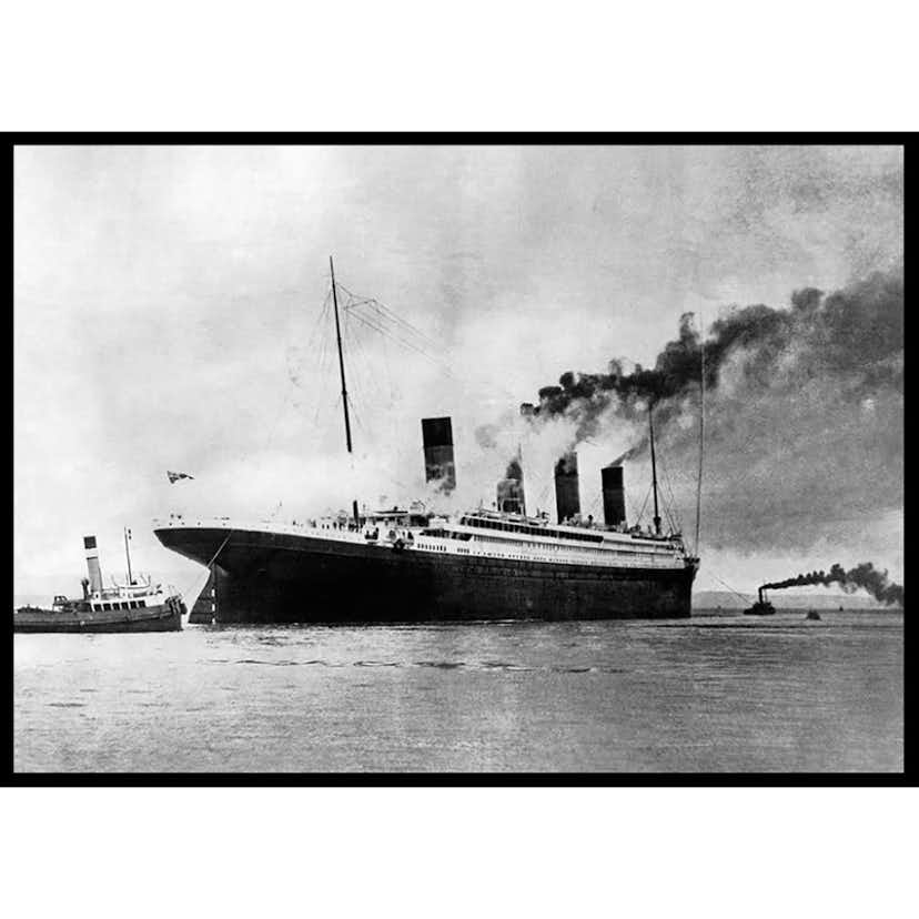 Poster Gallerix Titanic Leaving Southampton