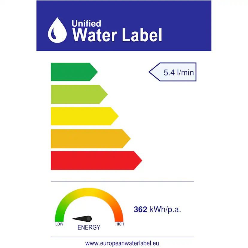 Tvättställsblandare Oras Stela 4810F med Laminärt Flöde