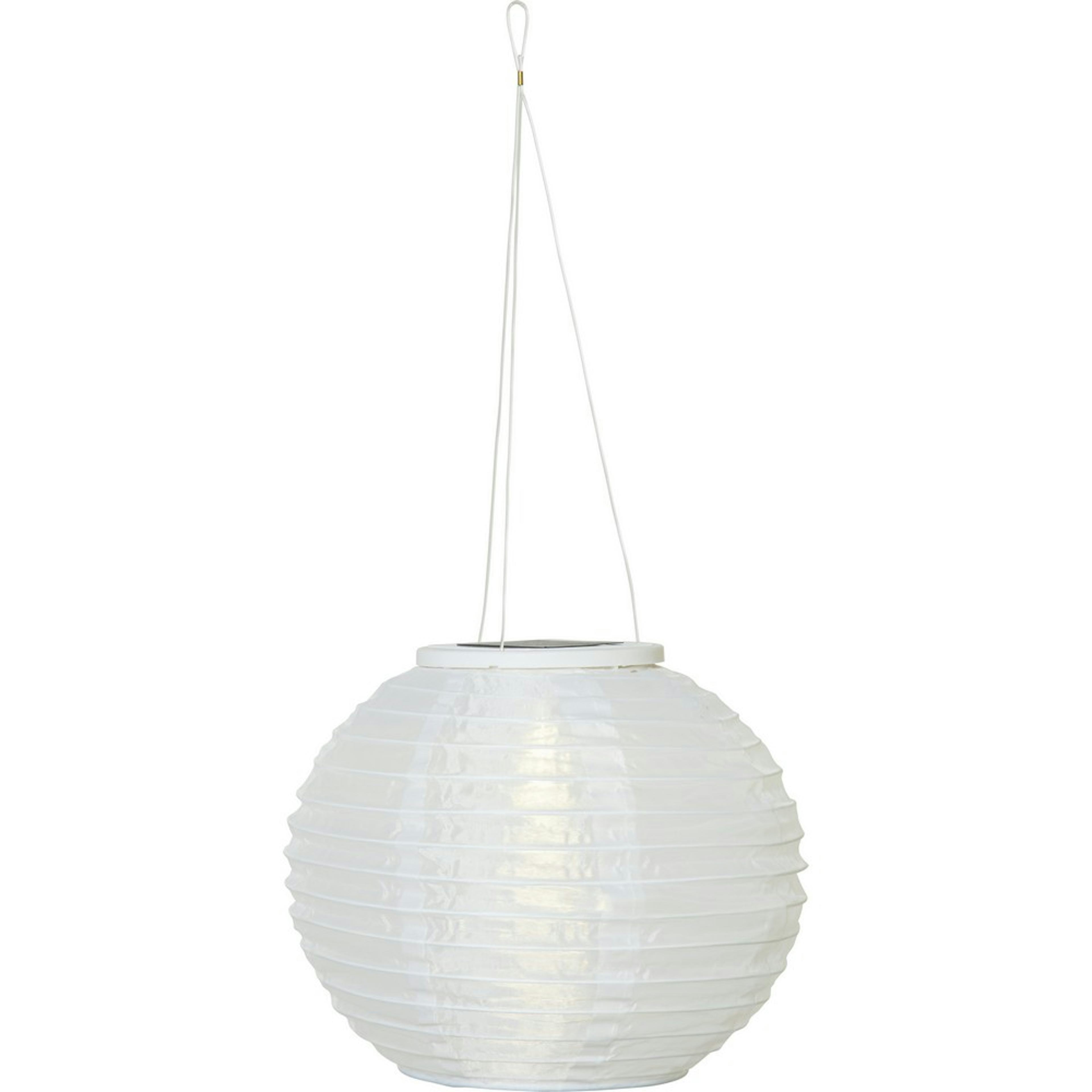 Solcellsdekoration Star Trading Festival 25  cm Vit