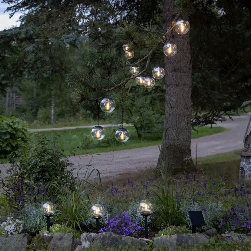 Solcellsdekoration Star Trading 3p Solc Dek GlobeHäng