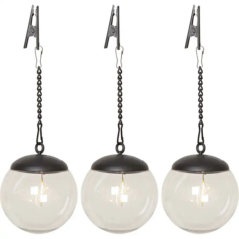 Solcellsdekoration Star Trading 3p Solc Dek GlobeHäng