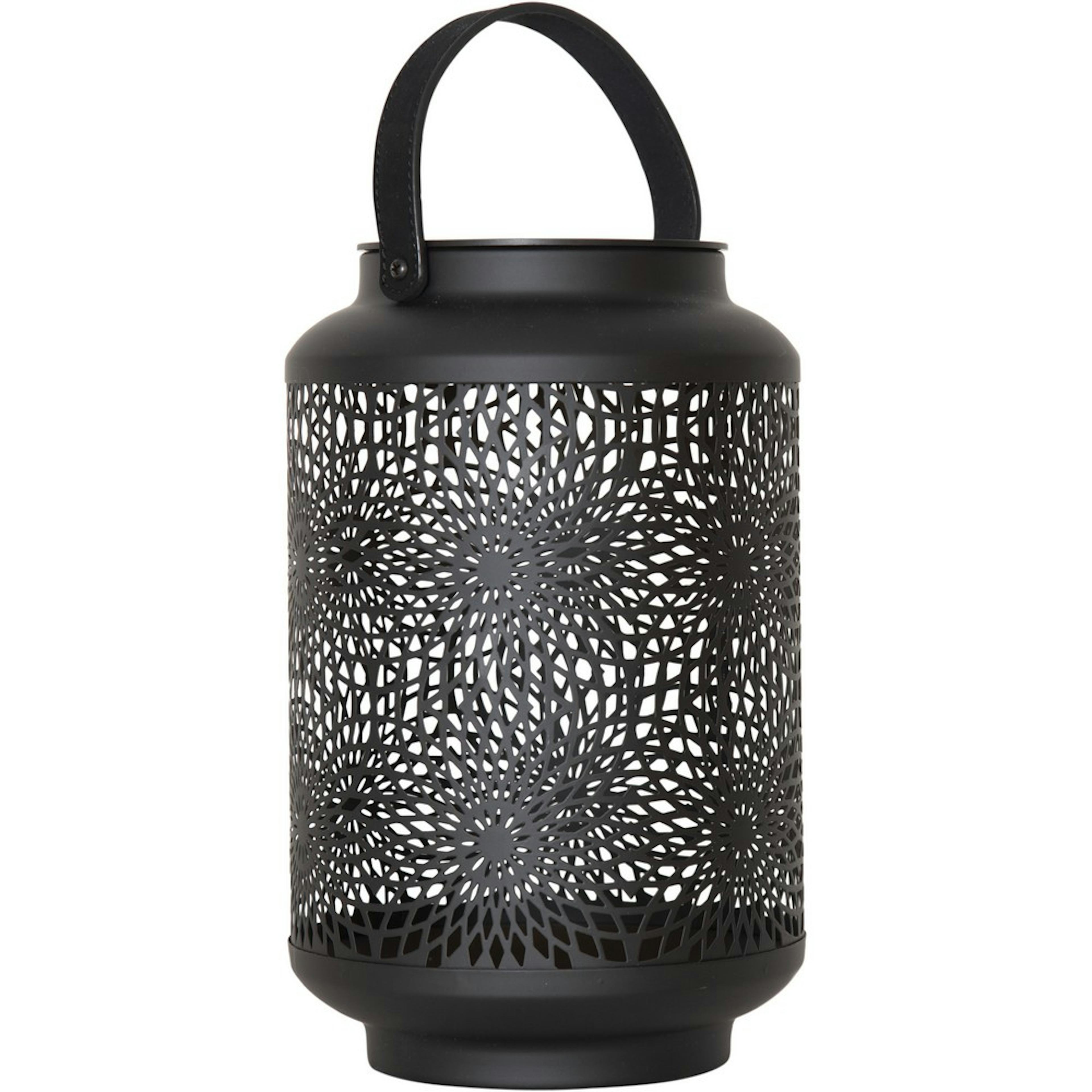 Solcellsdekoration Star Trading Mandala Svart