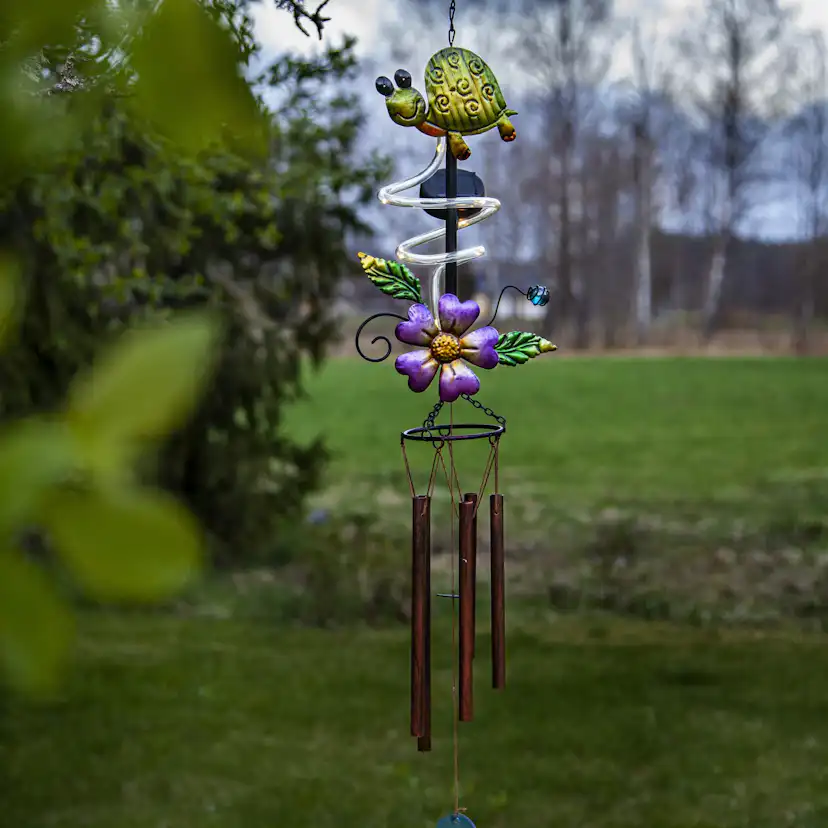 Solcellsdekoration Star Trading VindspelTurtle