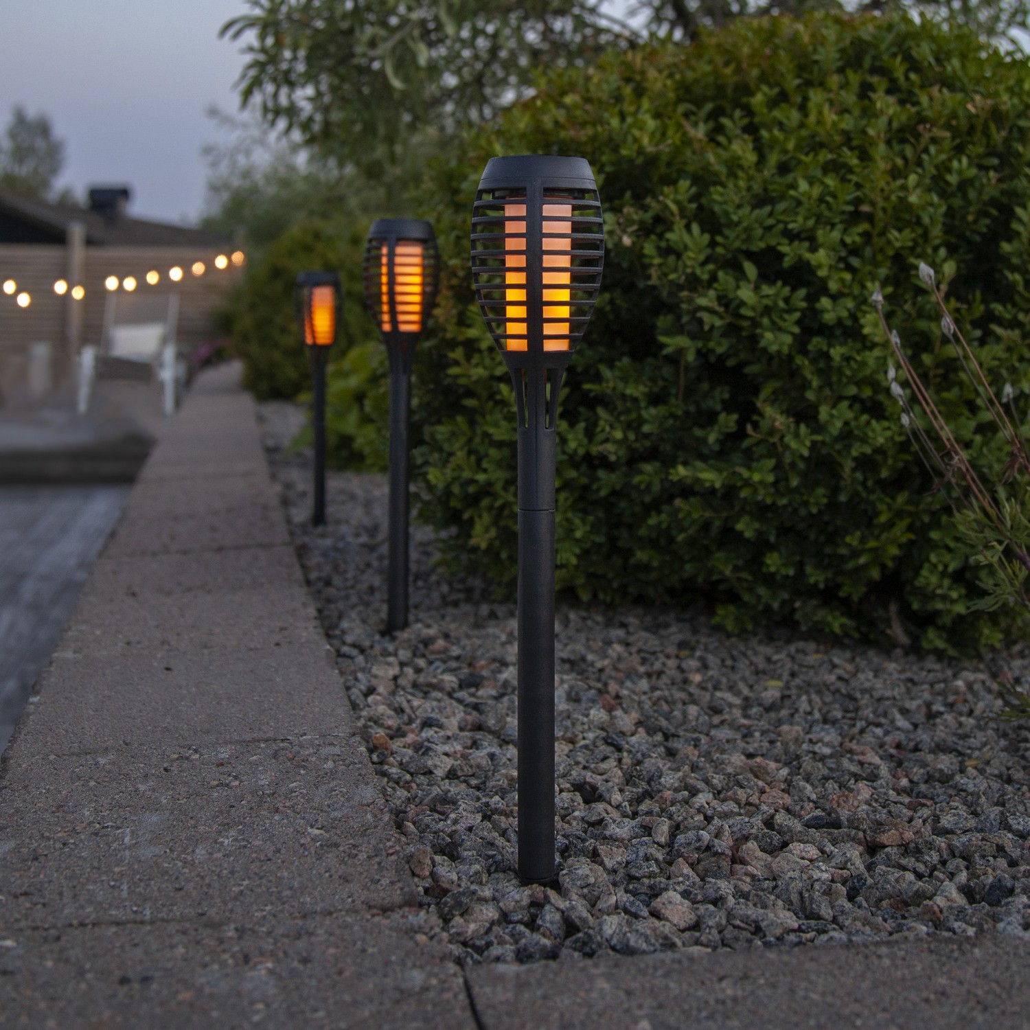 Solcellsfackla Star Trading 24p Flame Mini