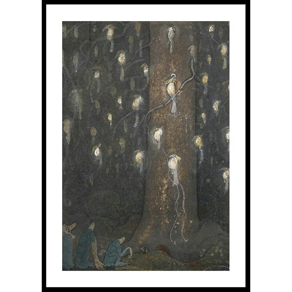 Poster Gallerix Fågelsången av John Bauer