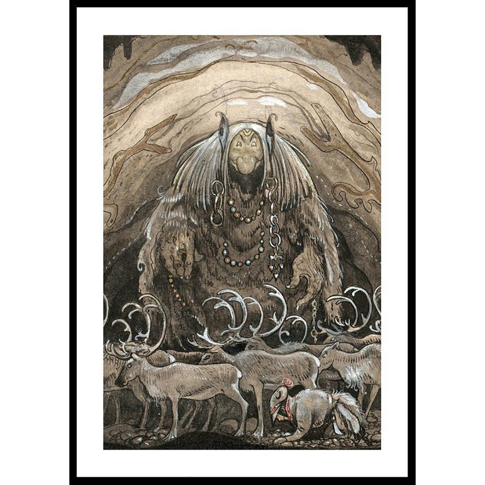 Poster Gallerix Nilas Offer Julbocken II av John Bauer