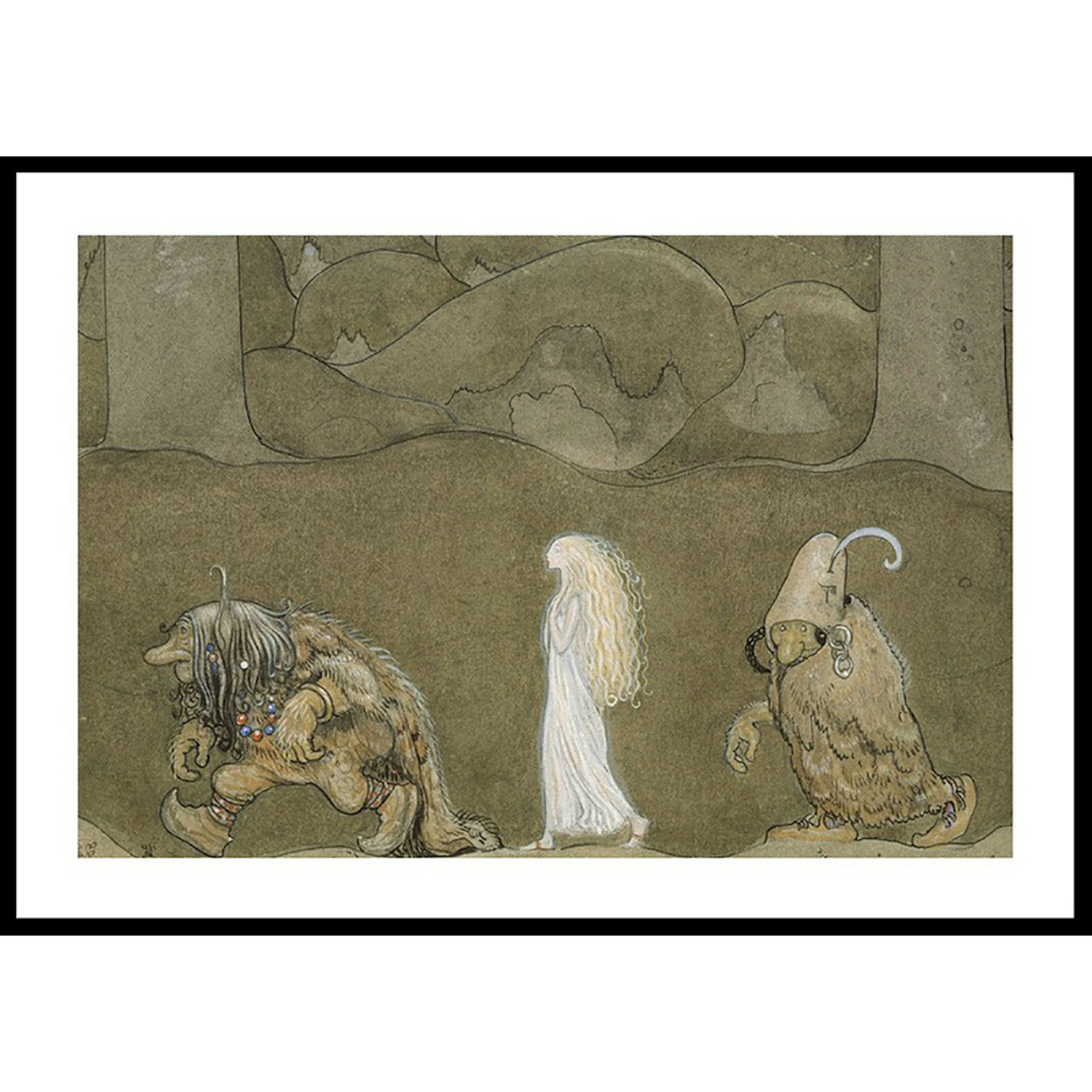 Poster Gallerix Prinsessan och Trollen av John Bauer