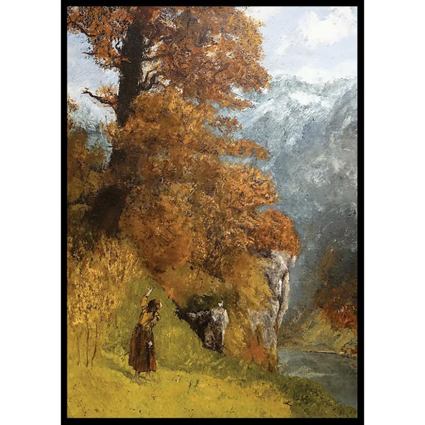 Poster Gallerix Autumn By Gustave Courbet