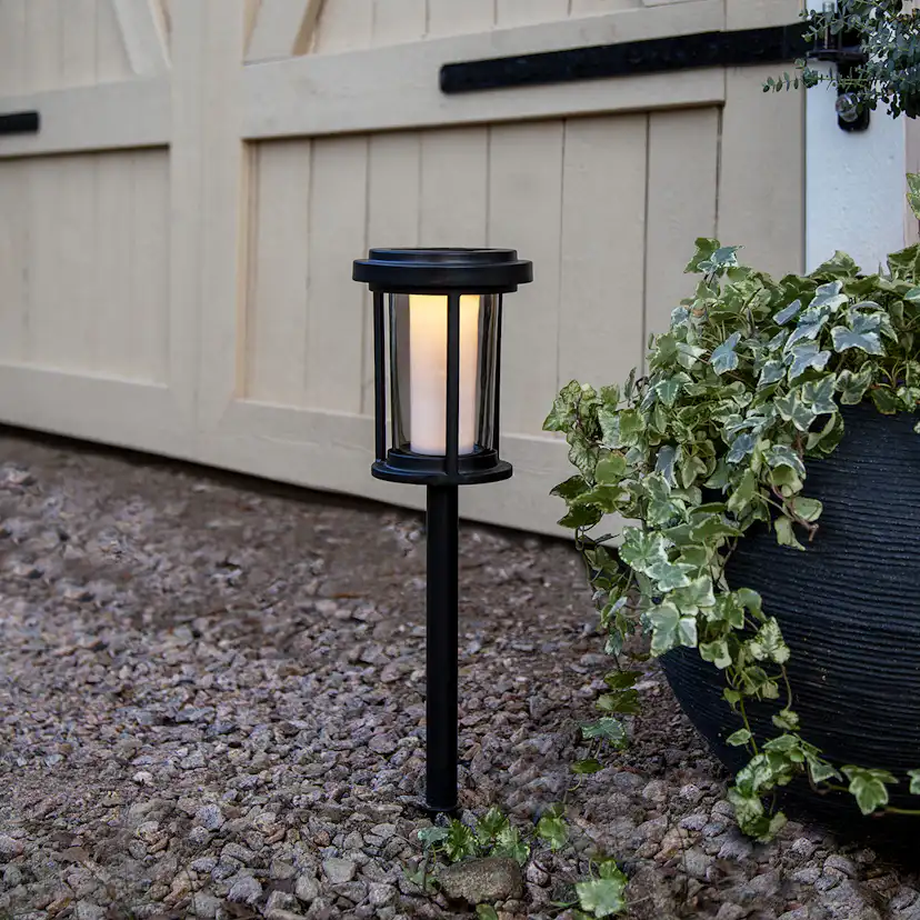 Solcell Pollare Star Trading Alippa LED