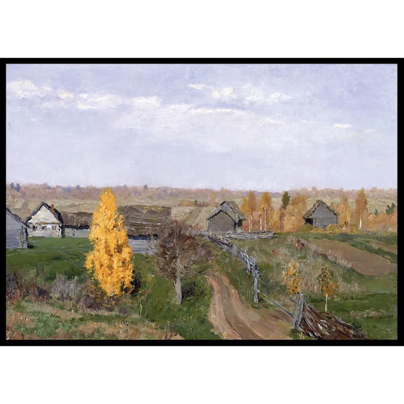 Poster Gallerix Golden Autumn By Isaac Levitan
