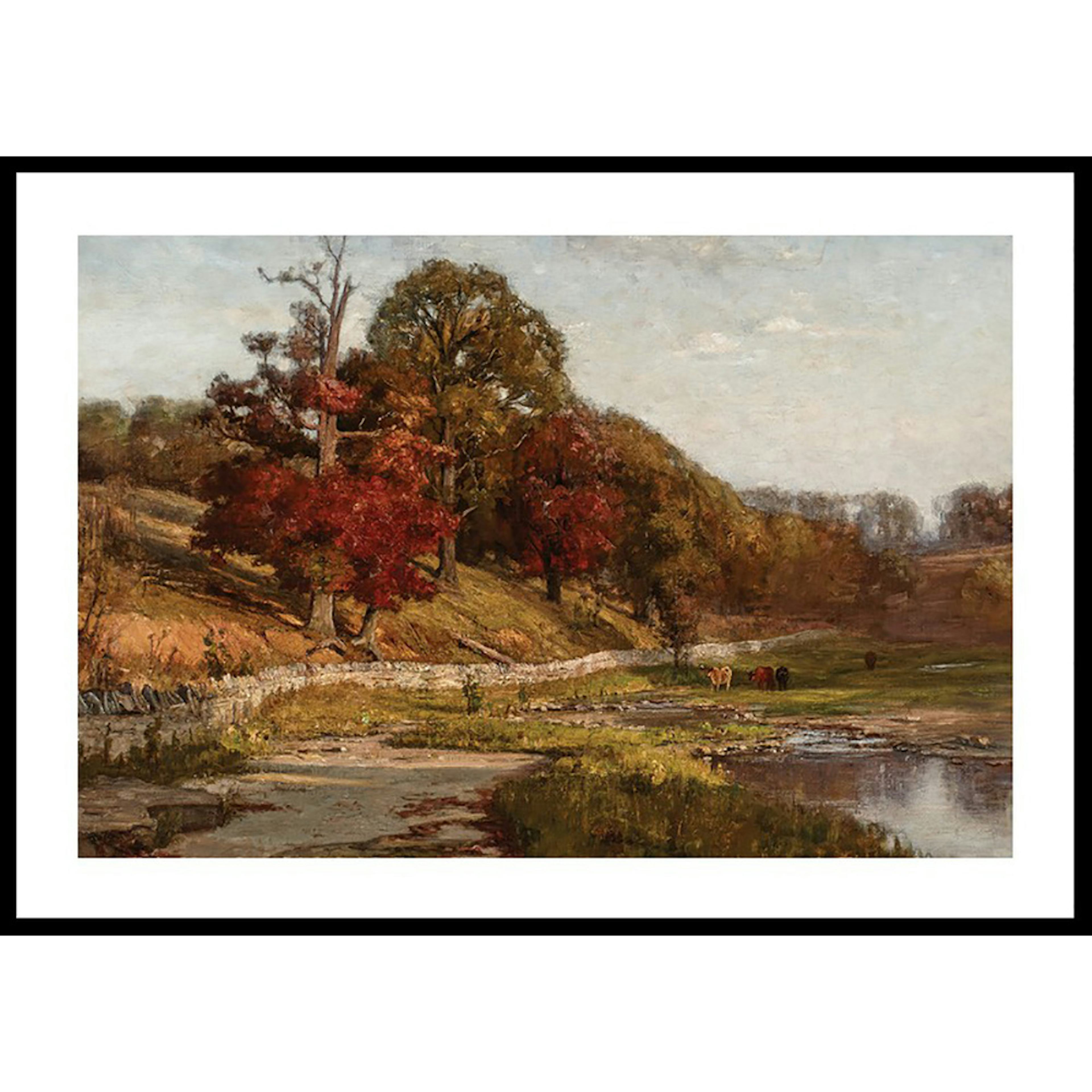Poster Gallerix Oaks of Vernon By Theodore Clement Steele