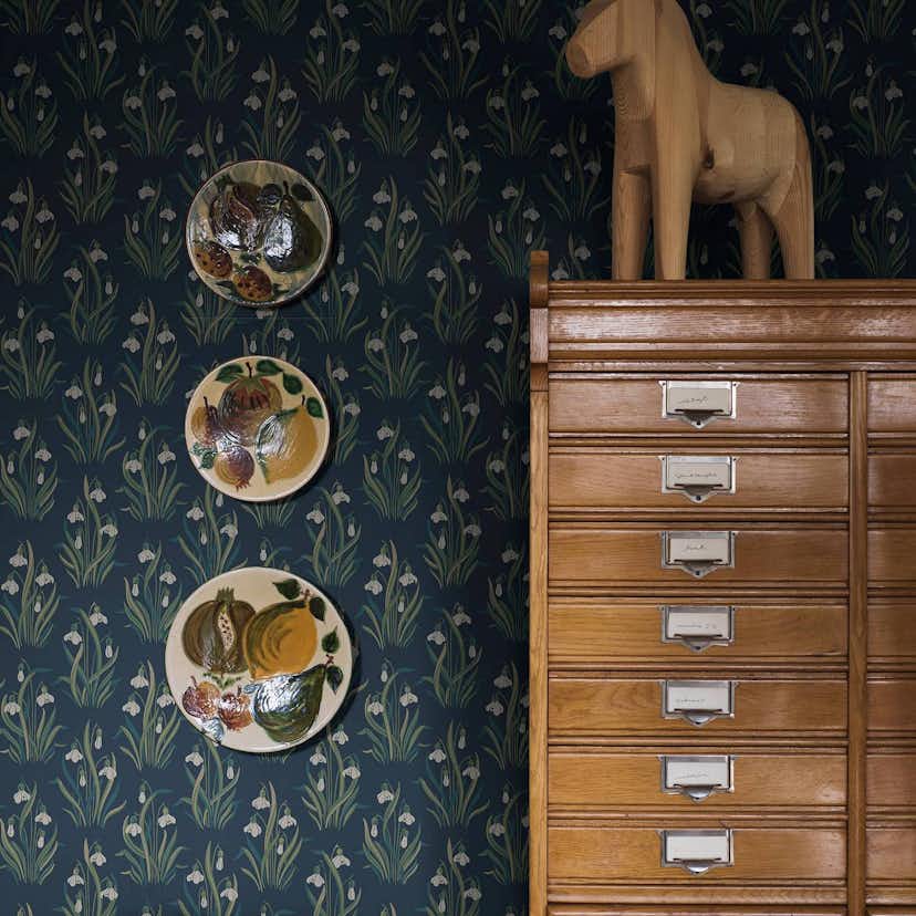 Tapet Boråstapeter Snödroppe 4836