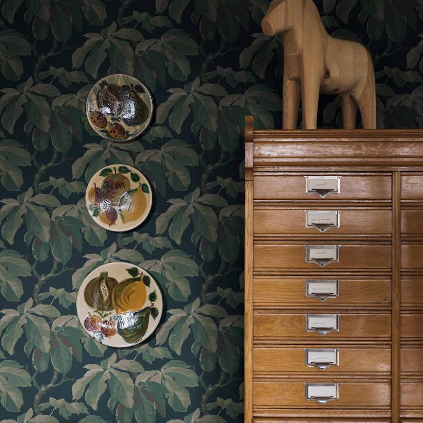 Tapet Boråstapeter Kastanj 4838