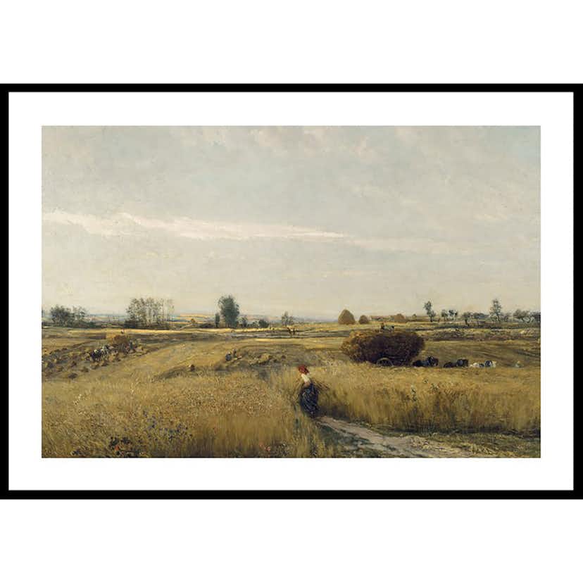 Poster Gallerix The Harvest By Charles-François Daubigny