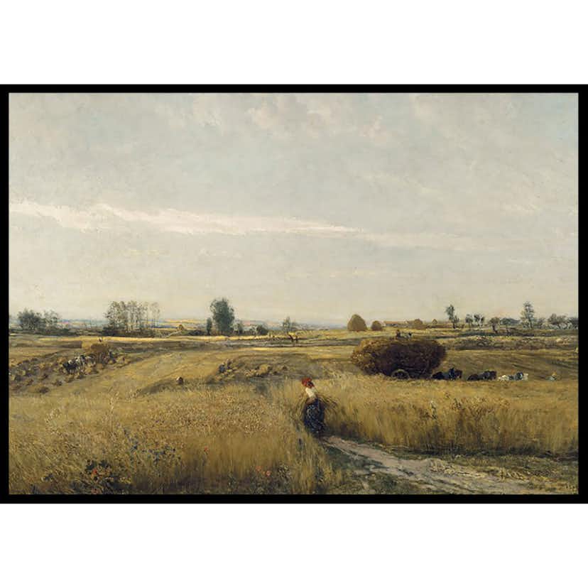 Poster Gallerix The Harvest By Charles-François Daubigny