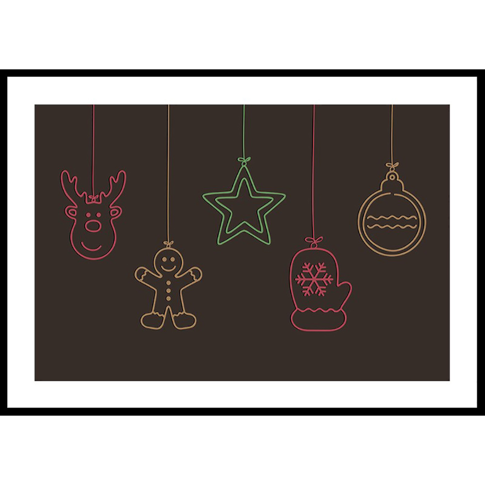Poster Gallerix Kids Christmas Decorations