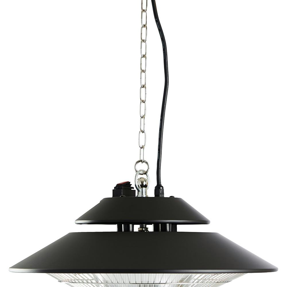 Infravärmare Outfit Bella Fjärrkontrollstyrd Hängande Terrassvärmare med Lampa