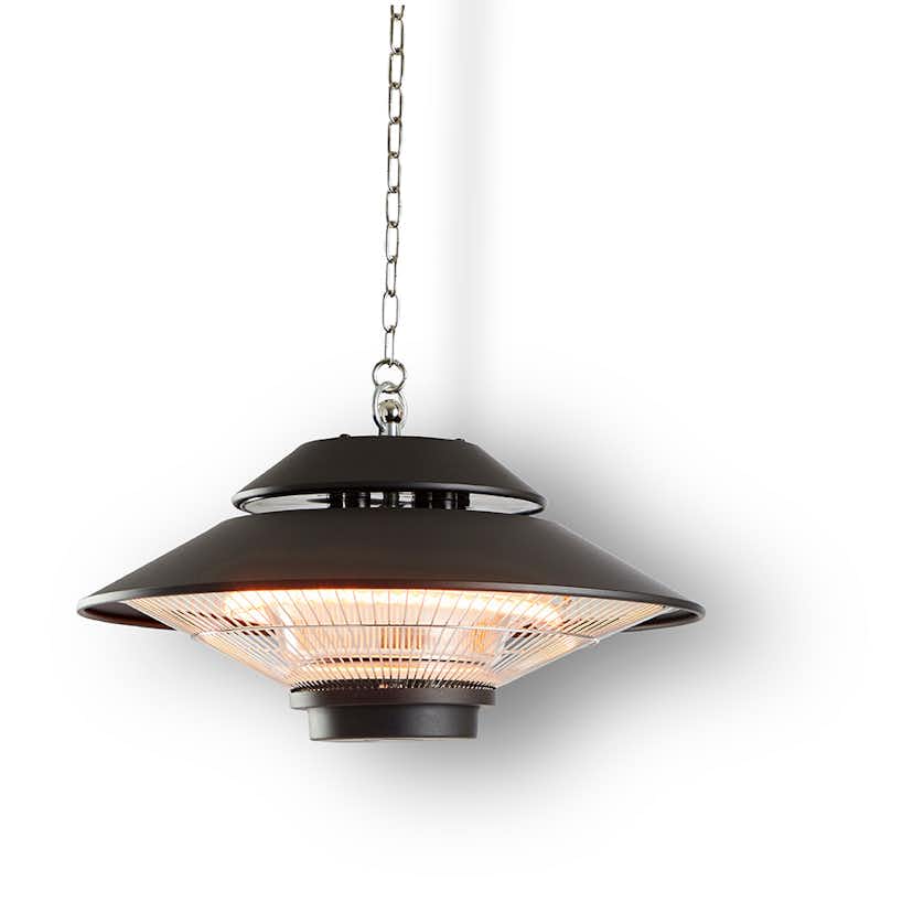 Infravärmare Outfit Bella Fjärrkontrollstyrd Hängande Terrassvärmare med Lampa