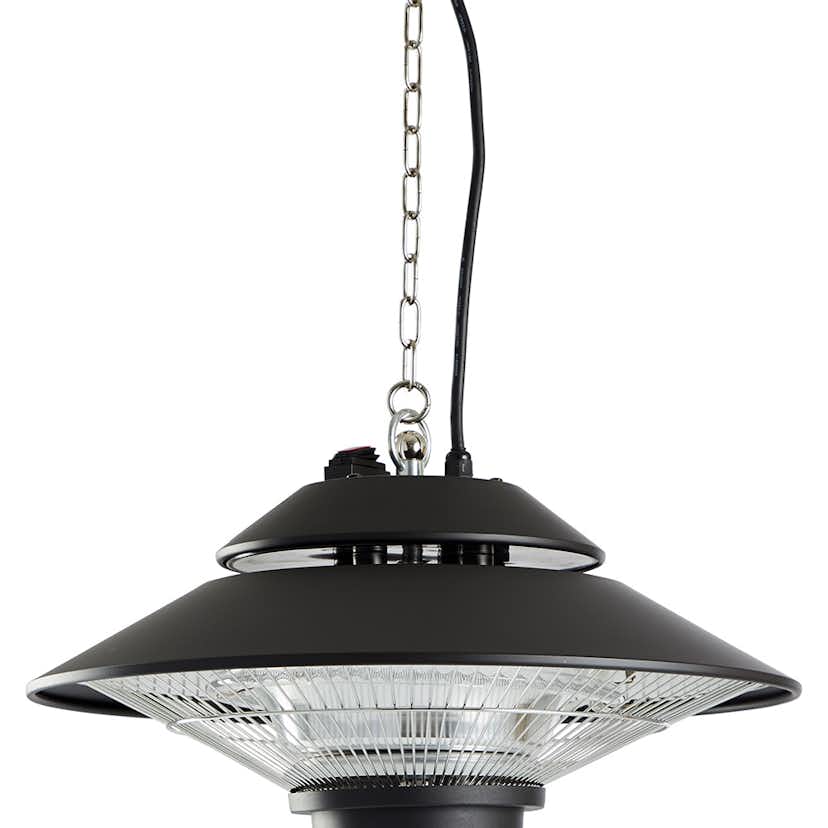 Infravärmare Outfit Bella Fjärrkontrollstyrd Hängande Terrassvärmare med Lampa